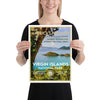 Virgin Islands National Park Poster - Paradise - WPA Style