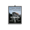 Yosemite National Park Poster - Visit Half Dome