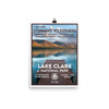 Lake Clark National Park Poster - WPA Style