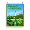 Channel Islands National Park Poster - Light House - WPA Style