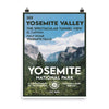 Yosemite National Park Poster - WPA Style