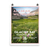 Glacier Bay National Park Poster - WPA Style