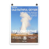 Yellowstone National Park Poster - Old Faithful - WPA Style