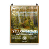 Yellowstone National Park Poster - Elk - WPA Style