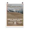 Great Sand Dunes National Park Poster - WPA Style