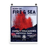 Hawai'i Volcanoes National Park Poster - WPA Style