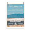 White Sands National Park Poster - WPA Style