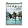Kenai Fjords National Park Poster - WPA Style