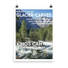 Kings Canyon National Park Poster - WPA Style