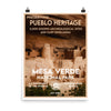 Mesa Verde National Park Poster - WPA Style