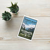 Yosemite National Park Post Card - WPA Style