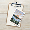 Glacier National Park Post Card - WPA Style