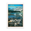 Great Basin National Park Post Card - WPA Style