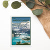 Wrangell‚ St.Elias National Park Post Card - WPA Style