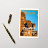 Pinnacles National Park Post Card - WPA Style