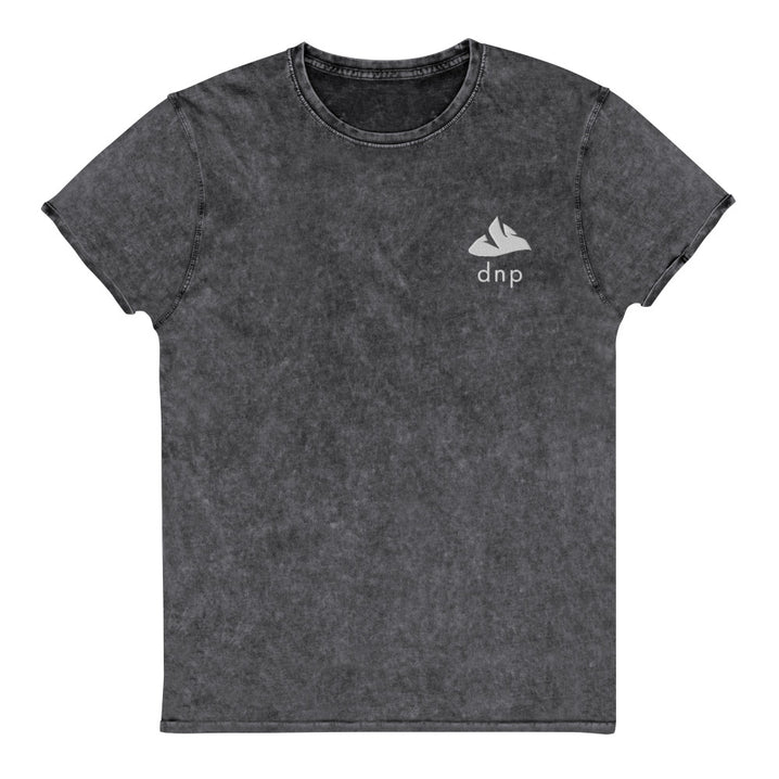 DNP Happy Mountain Shirt - Denali National Park Embroidered Vintage Denim Shirt