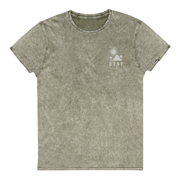 DVNP Happy Desert Valley Shirt - Death Valley National Park Embroidered Vintage Denim Shirt