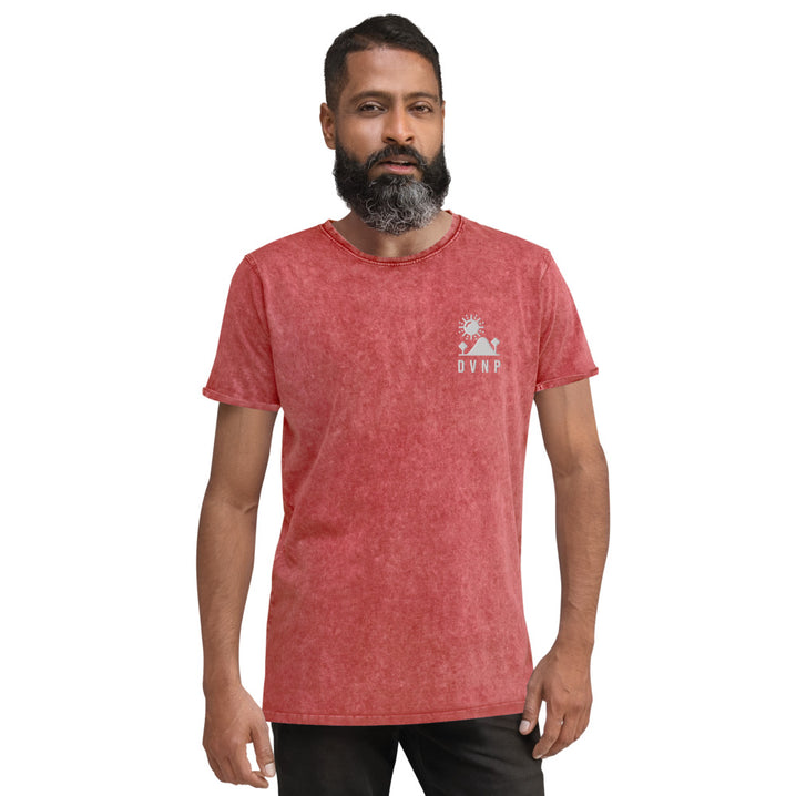 DVNP Happy Desert Valley Shirt - Death Valley National Park Embroidered Vintage Denim Shirt