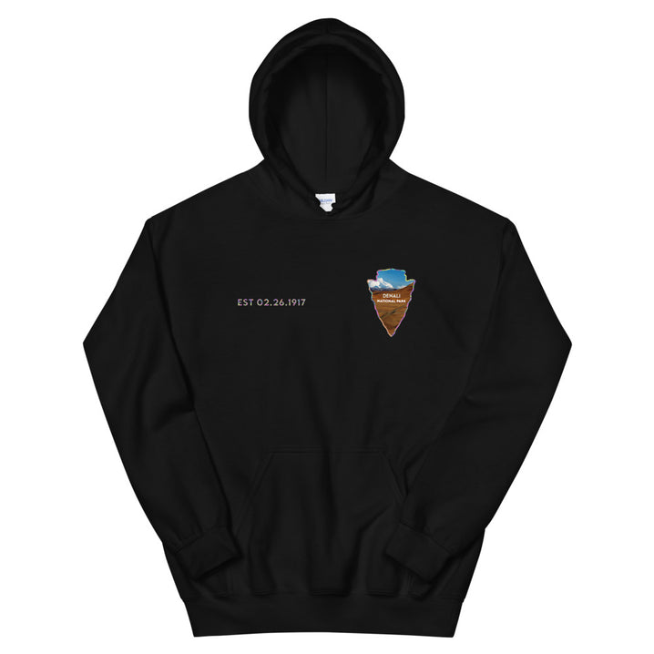 Denali National Park Men's Hoodie - Established Line