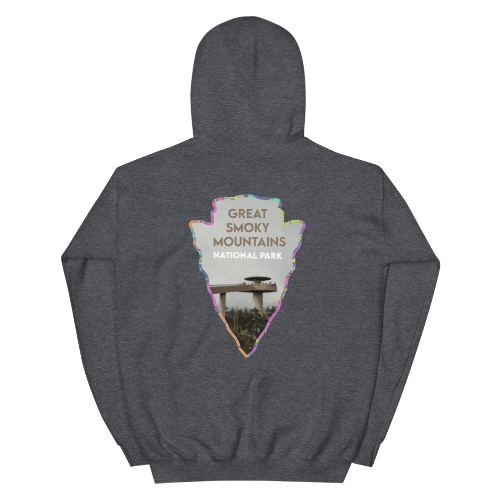 Great Smoky Mountains National Park Men's Hoodie - Established Line