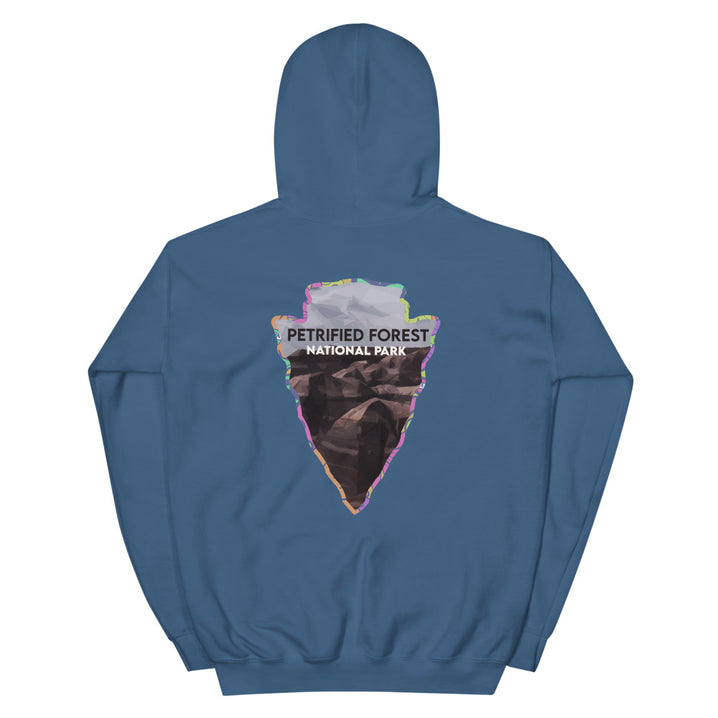 Petrified Forest National Park Men's Hoodie - Established Line