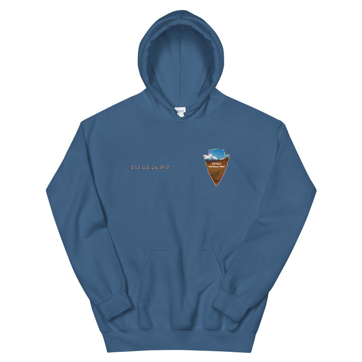 Denali National Park Men's Hoodie - Established Line