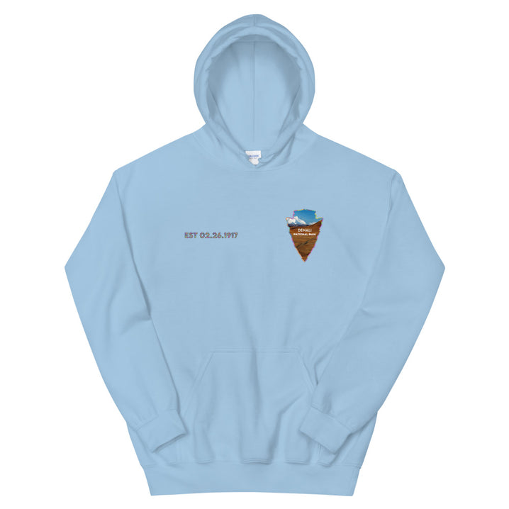Denali National Park Men's Hoodie - Established Line