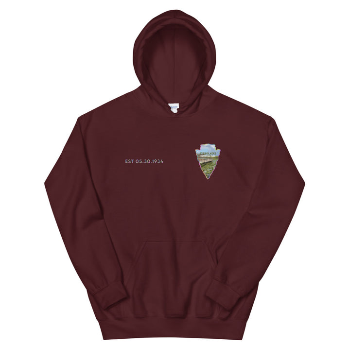 Everglades National Park Men's Hoodie - Established Line