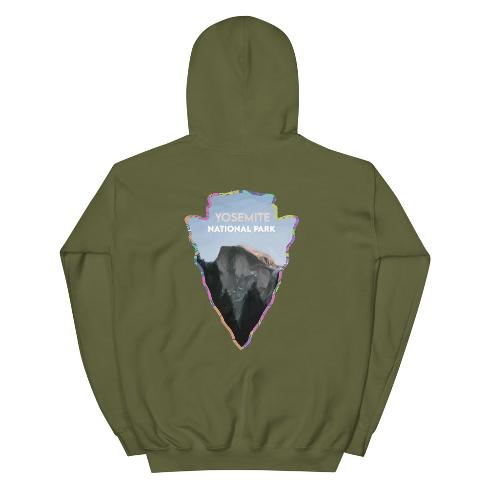 Yosemite National Park Men's Hoodie - Established Line