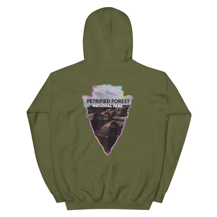 Petrified Forest National Park Men's Hoodie - Established Line