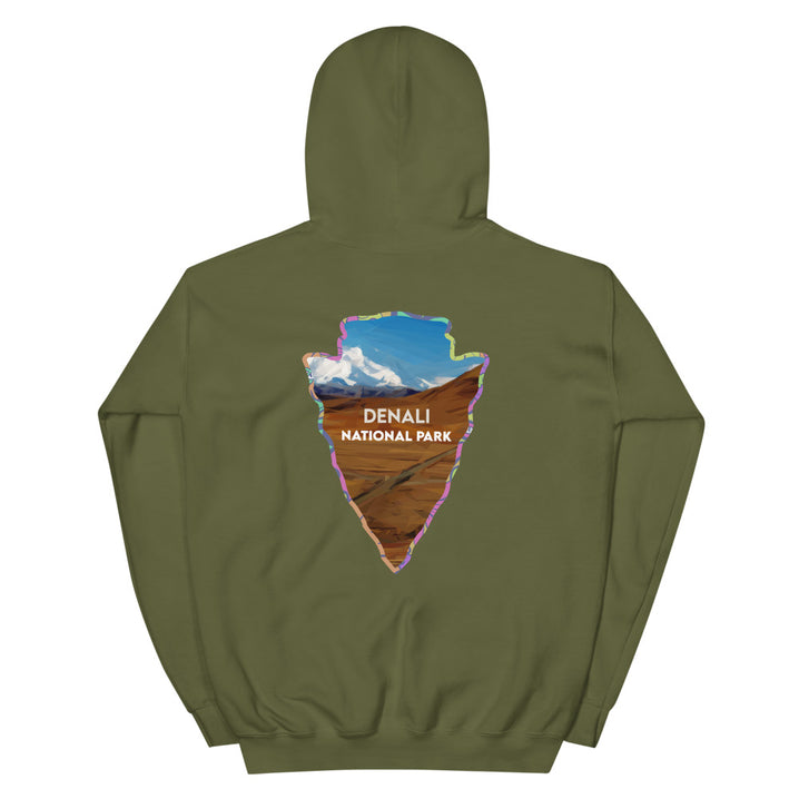 Denali National Park Men's Hoodie - Established Line