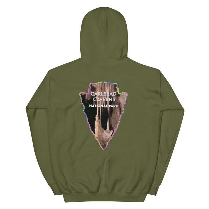Carlsbad Caverns National Park Men's Hoodie - Established Line