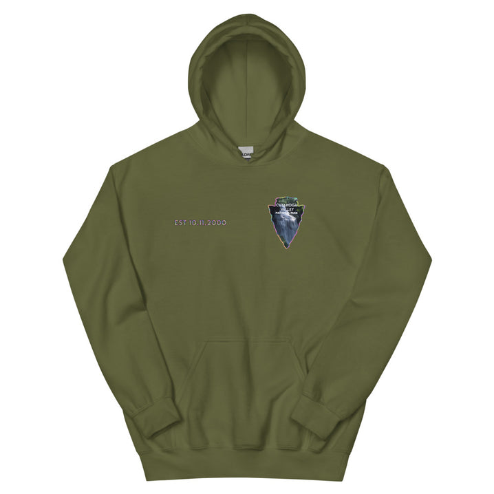 Cuyahoga Valley National Park Men's Hoodie - Established Line