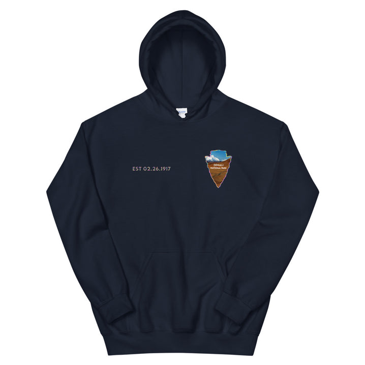 Denali National Park Men's Hoodie - Established Line