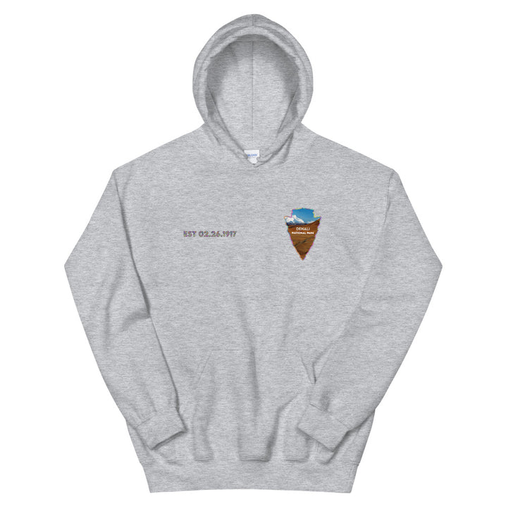 Denali National Park Men's Hoodie - Established Line
