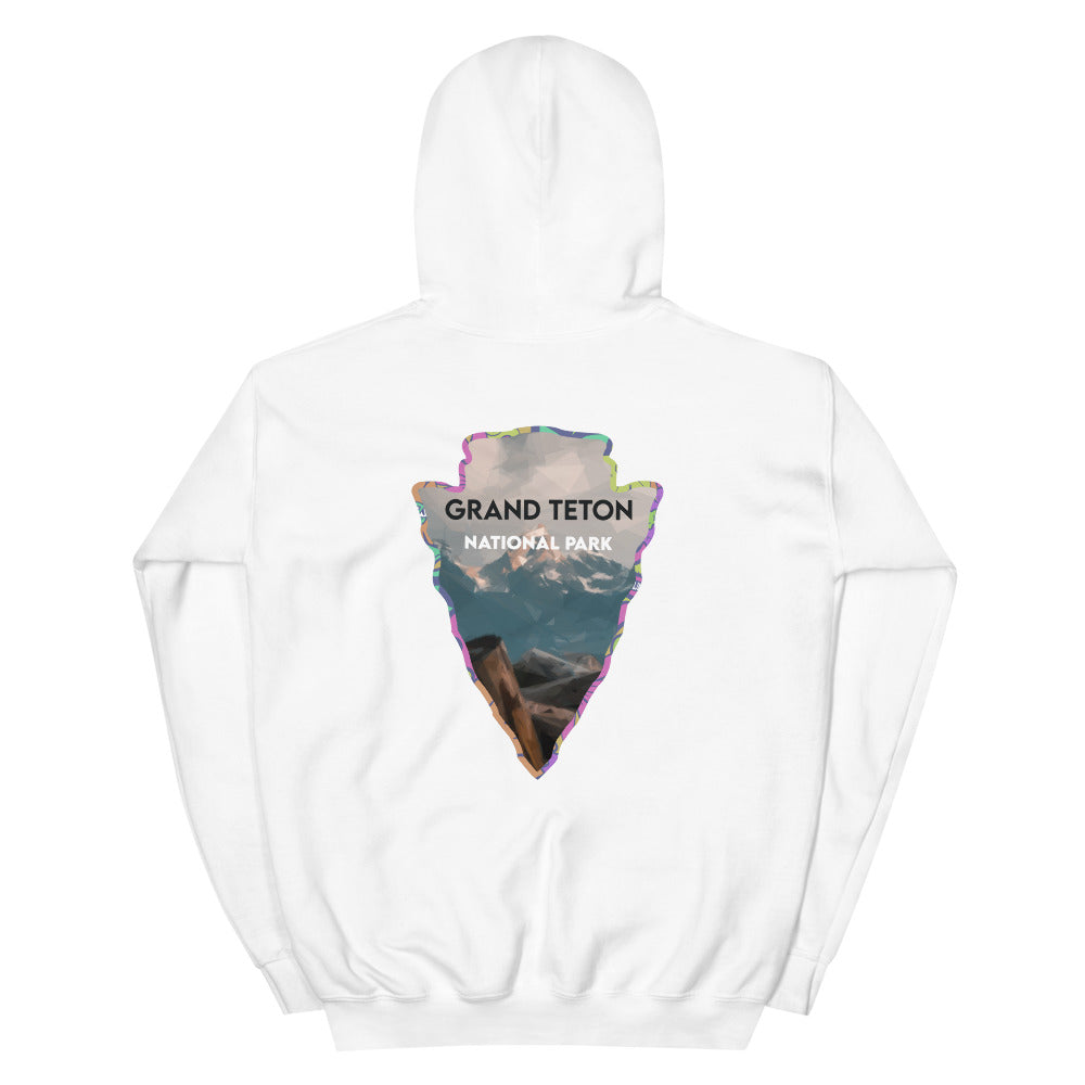Grand Teton National Park Men's Hoodie - Established Line