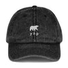 YNP Happy Bear Dad Hat - Yellowstone National Park Embroidered Vintage Cap