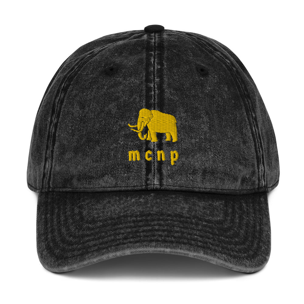 MCNP Happy Mammoth Dad Hat - Mammoth Cave National Park Vintage Cap