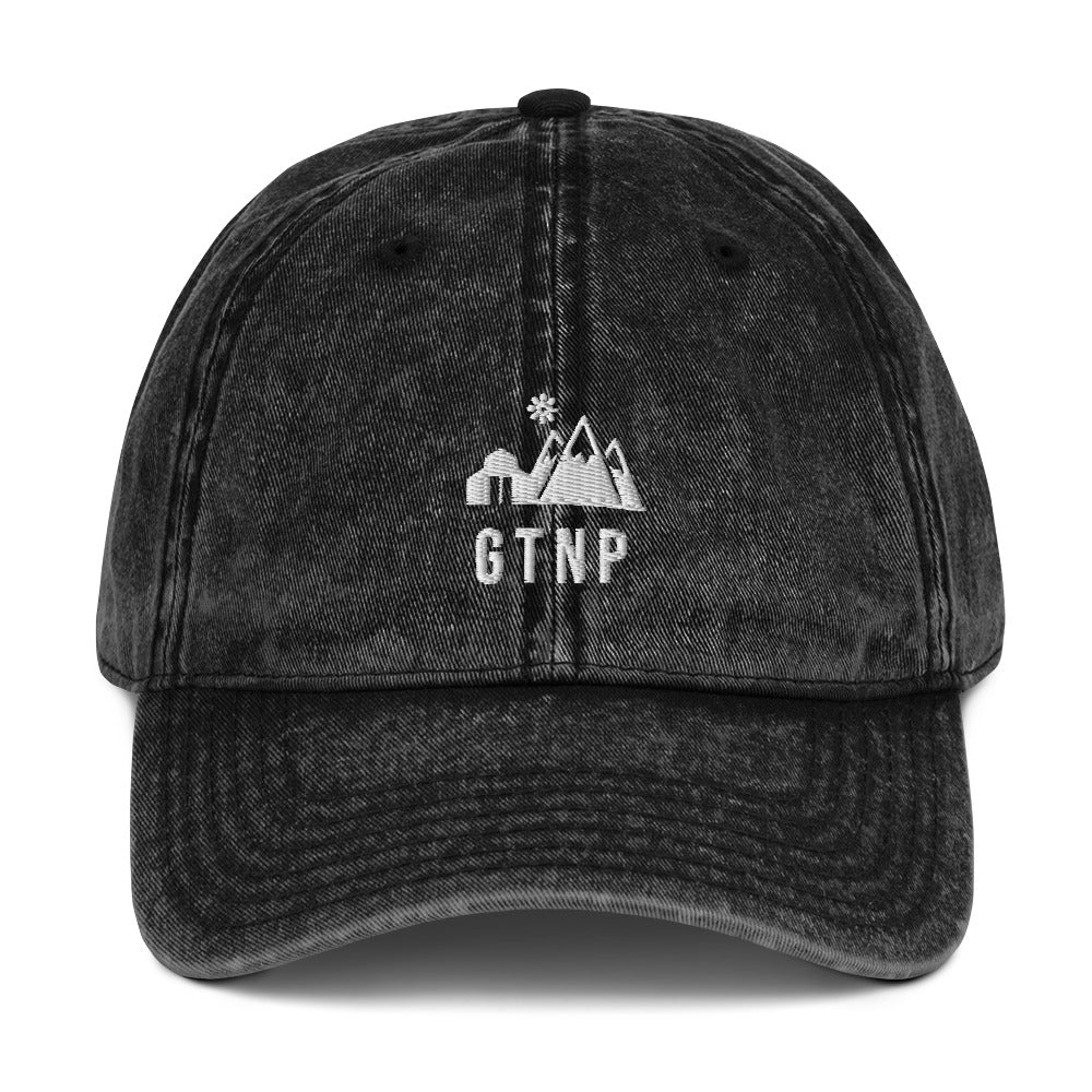 GTNP Happy Barn Dad Hat - Grand Teton National Park Embroidered Vintage Cap