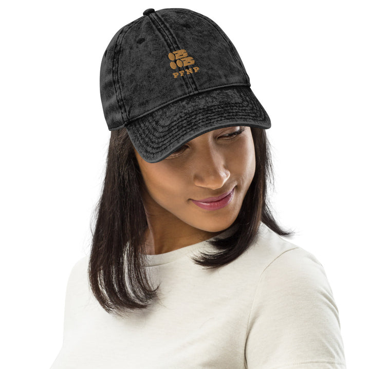 PFNP Happy Petrified Wood Dad Hat - Petrified Forest National Park Embroidered Vintage Cap
