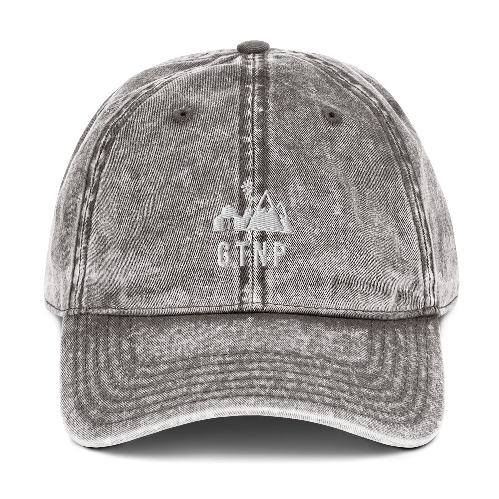GTNP Happy Barn Dad Hat - Grand Teton National Park Embroidered Vintage Cap