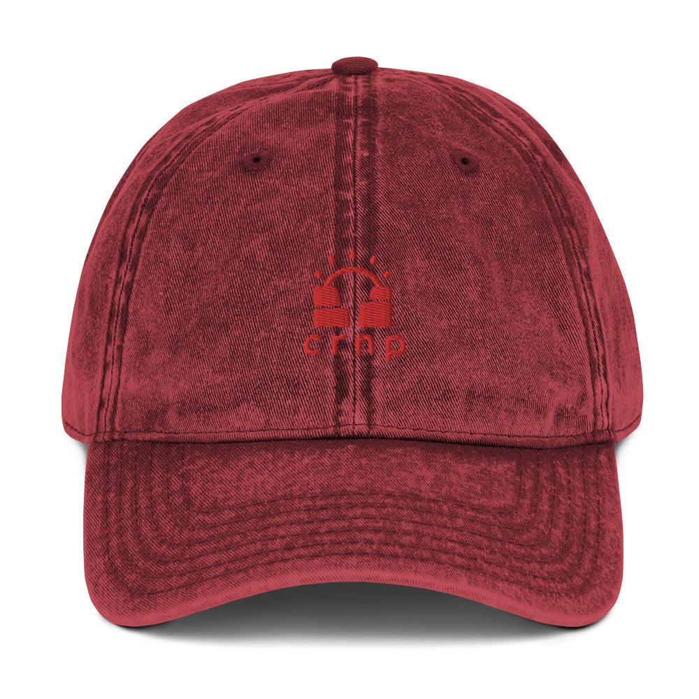 CRNP Happy Earth Wrinkle Dad Hat - Capitol Reef National Park Embroidered Vintage Cap