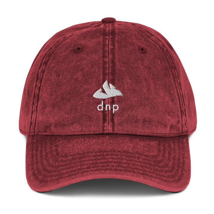 DNP Happy Mountain Dad Hat - Denali National Park Embroidered Vintage Cap