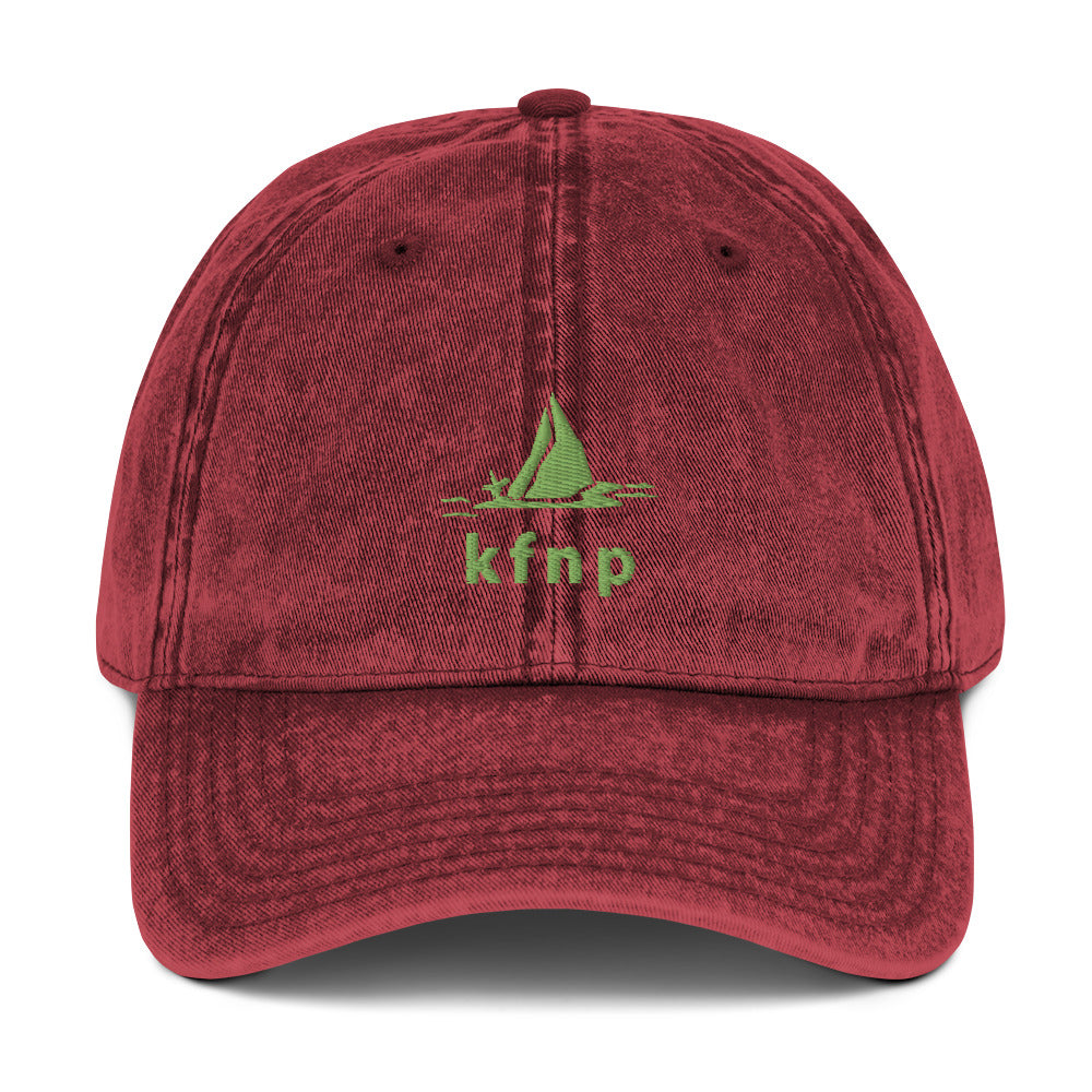 KFNP Happy Fjords Dad Hat - Kenai Fjords National Park Embroidered Vintage Cap