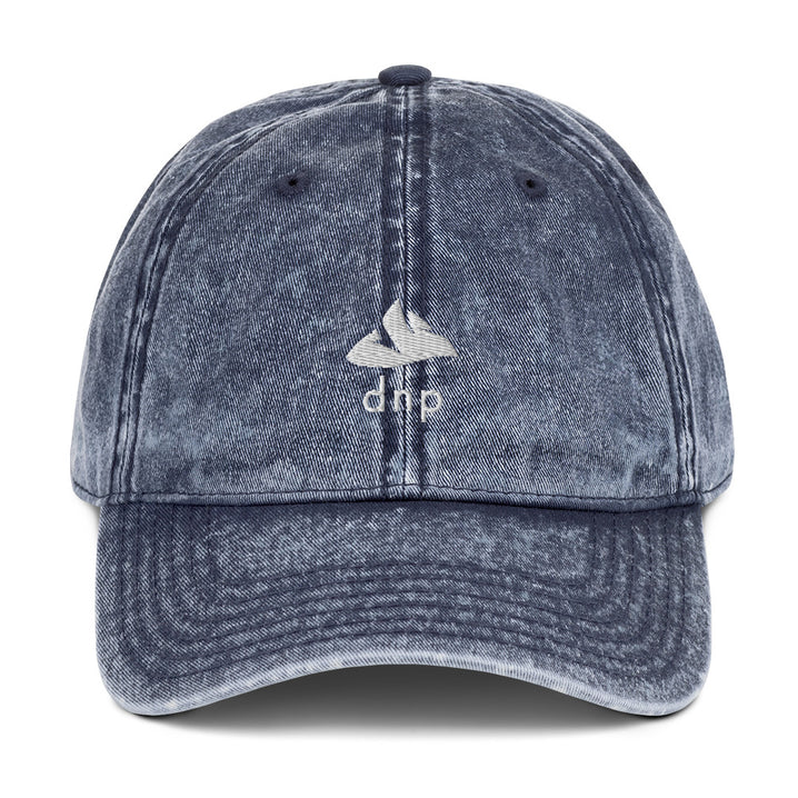 DNP Happy Mountain Dad Hat - Denali National Park Embroidered Vintage Cap