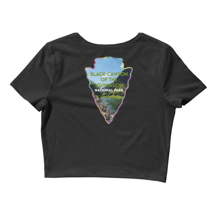 Black Canyon of the Gunnison National Park Crop Tee Women’s - Established Line