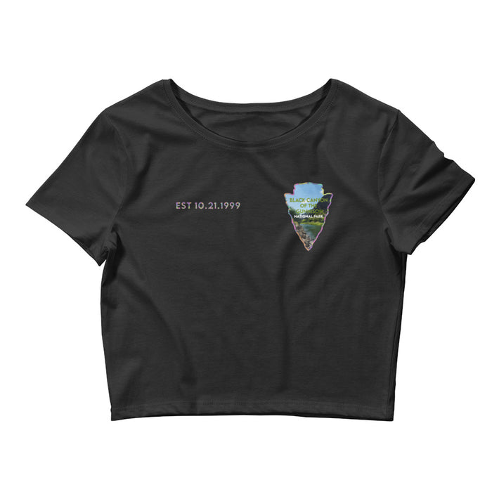 Black Canyon of the Gunnison National Park Crop Tee Women’s - Established Line