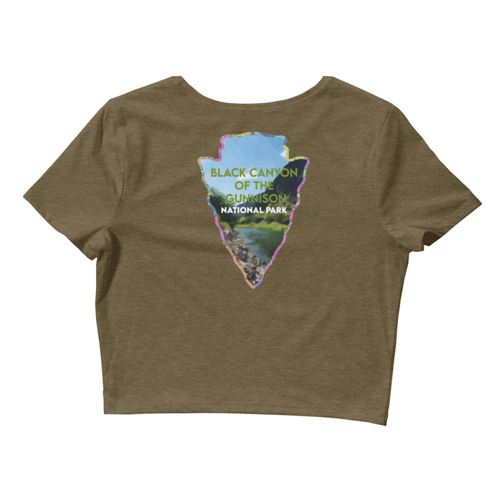 Black Canyon of the Gunnison National Park Crop Tee Women’s - Established Line