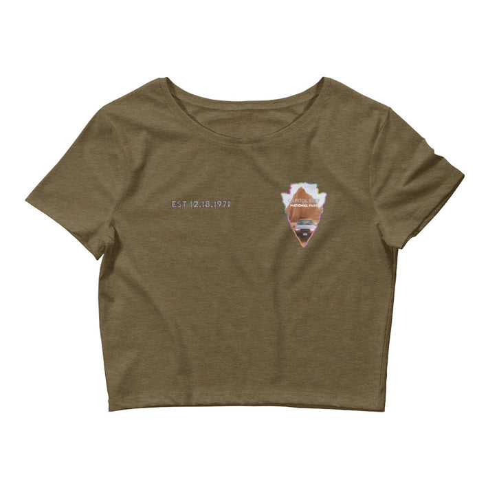 Capitol Reef National Park Crop Tee Women’s - Established Line