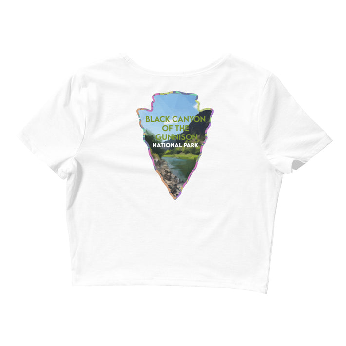 Black Canyon of the Gunnison National Park Crop Tee Women’s - Established Line